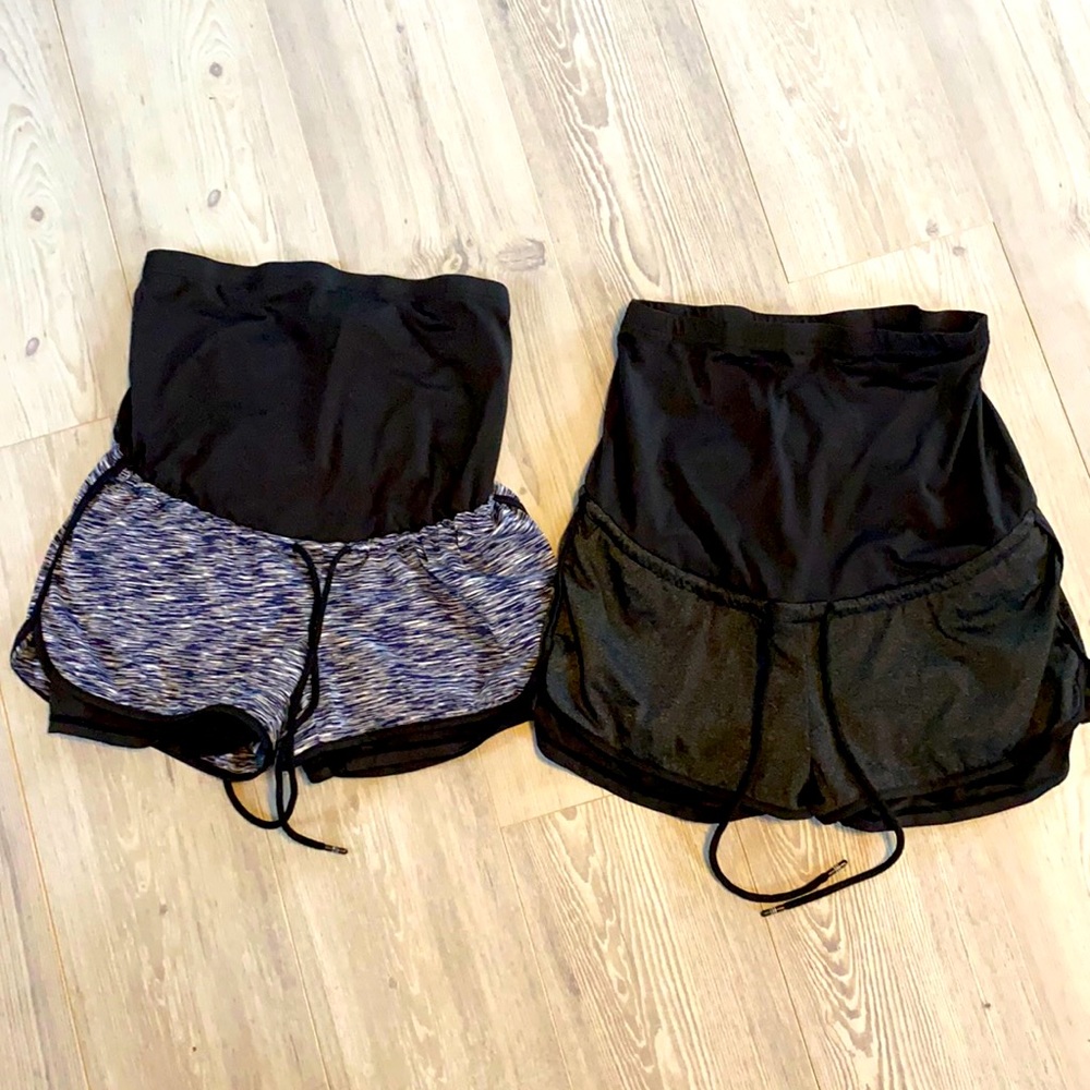 Cute cozy maternity shorts